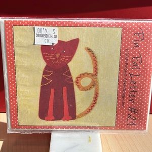 Rare Pin Pal Letters by Piece O’Cake #21-25 uncut factory fold